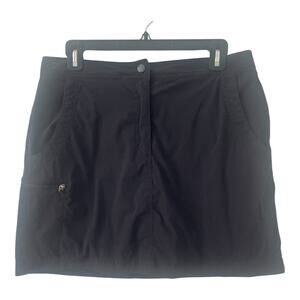 L.L.Bean Black Tennis Golf Skort Sz 10